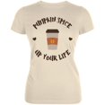 thumbnail image 1 of Halloween Pumpkin Spice Up Your Life Juniors Soft T Shirt, 1 of 1