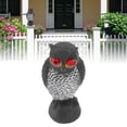 thumbnail image 3 of Hibou Dissuasif pour Oiseaux, Hibou Dissuasif pour Oiseaux Jardin Plastique Yeux Rouges Hiboux pour Garder les Oiseaux Éloignés Détails Fins Hiboux Résistants à l'Usure pour Garder les Oiseaux Éloignés, 3 of 7
