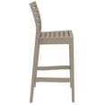 thumbnail image 2 of Compamia Ares 29.5' Outdoor Bar Stool - Set of 1, Taupe, 2 of 8