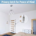 thumbnail image 5 of Fixing Clip for Door Reinforcement Secure Locking System Childproof Household Solution Durable Ideal for Privacy and, 5 of 5