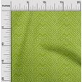 thumbnail image 1 of oneOone Viscose Chiffon Green Fabric Geometric Bandhani Craft Projects Decor Fabric Printed By The Yard 42 Inch Wide, 1 of 4