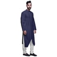thumbnail image 3 of Atasi Designer Kurta For Boys Solid Cotton Button Down Indian Kurta For Men, 3 of 4