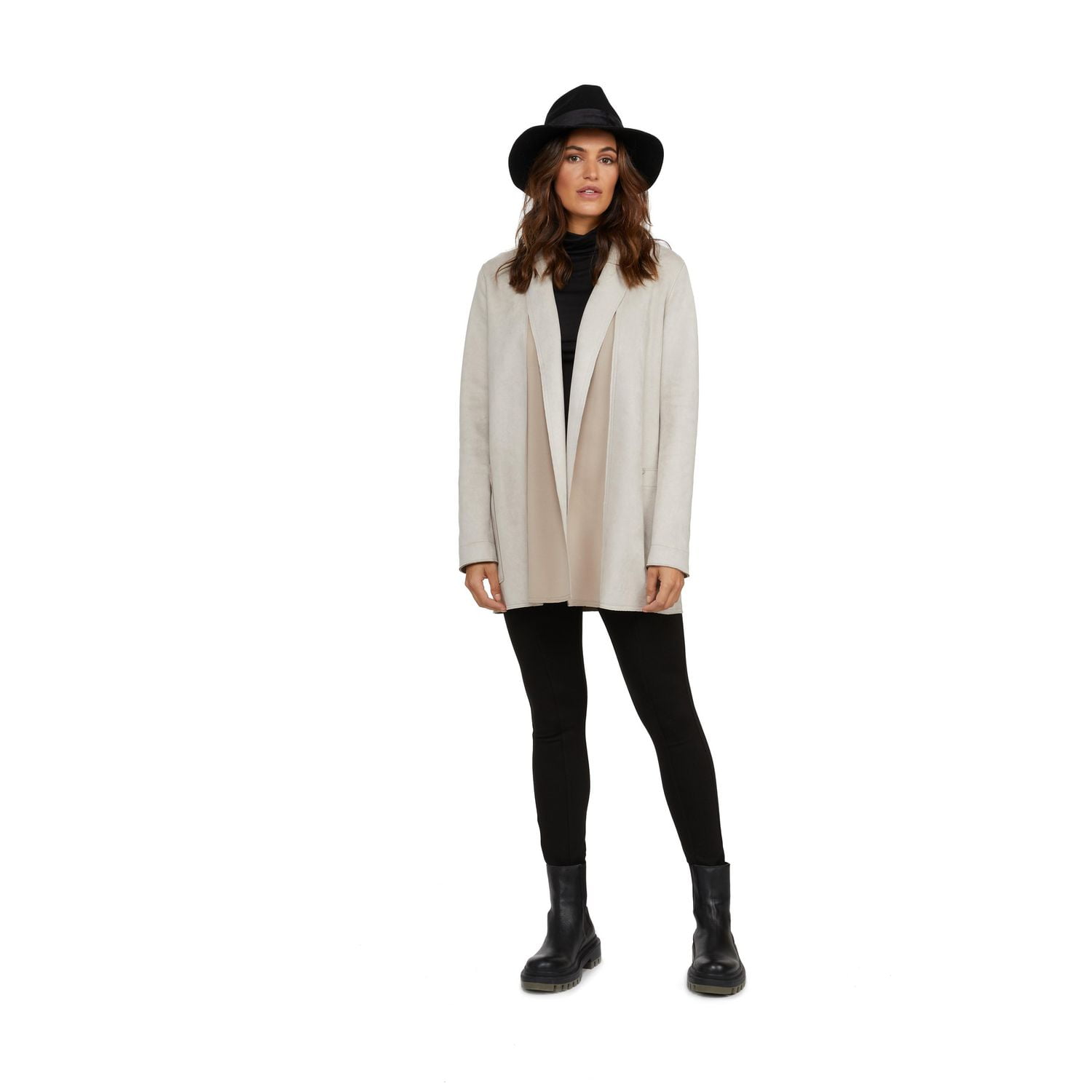 Mexx veste en faux daim pour femmes