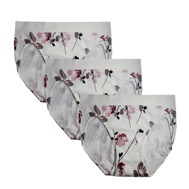 FEM Culottes pour FEMmes Sans Coutures, Culottes Échancrées - Lot de 3