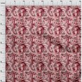 thumbnail image 4 of oneOone Viscose Chiffon Dark Rose Brown Fabric Abstract Craft Projects Decor Fabric Printed By The Yard 42 Inch Wide, 4 of 4