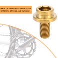 thumbnail image 3 of M8x15mm  Alloy Crank  Bottom Bracket BB Axle Screws, , CNC  Processing, Firm Connection, for Mountain Road Bike, 3 of 8