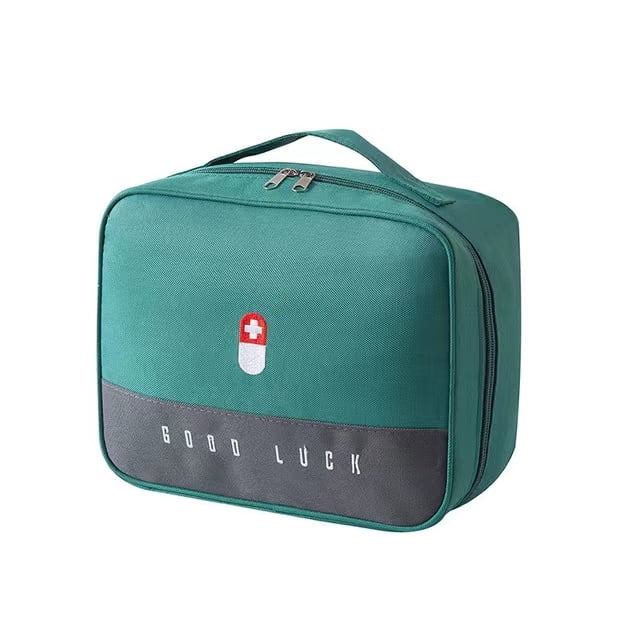 Empty Medical Supplies Bag First Aid Organizer Travel Rescue Medicine Emergency Carrying Storage Pouch hold Trauma Kit for Home Office Kitchen Car Outdoors Travelling Hiking Camping Backpacking