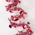 thumbnail image 4 of LSLJS Valentine's Day Heart-shaped Metal Wire Wreath Twisted Shiny Ceiling Decoration, Home Accessories, 4 of 5
