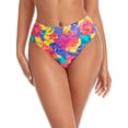 thumbnail image 1 of RELLECIGA Bas de Maillot de Bain pour Femmes, Échancré, Taille Haute, Bas de Bikini, 1 of 7