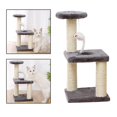 thumbnail image 3 of GROWTH TANK Chat Escalade Cadre Chat Gratter Conseil Arbre à Chat Jouet Carré Base Gris, 3 of 9