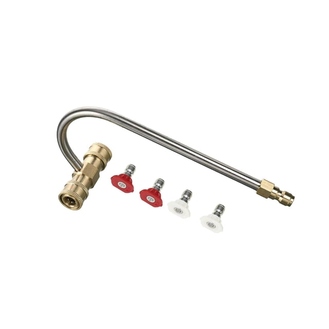 High Pressure Washer Gutter Cleaner Attachment For Hydrojet Curved Wand 1/4 wand extension Garden Hose Quick Connect