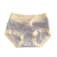 thumbnail image 1 of Ultra-Soft Cotton Imitation Girls Underwear - Breathable Mid Rise Hypoallergenic Panties (3-15Y), 1 of 3