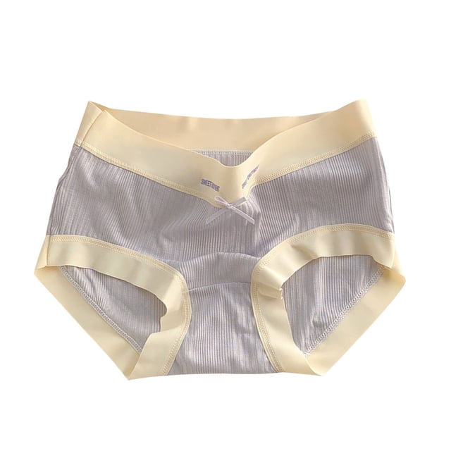 Ultra-Soft Cotton Imitation Girls Underwear - Breathable Mid Rise Hypoallergenic Panties (3-15Y)