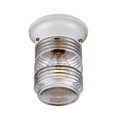 thumbnail image 1 of Acclaim 101WH Builder's Choice Collection 1-Light Ceiling Mount Outdoor Light Fixture Gloss White, 1 of 1