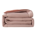 thumbnail image 3 of Mainstays – Ensemble de literie tout-en-un réversible avec couette et draps, 5 pièces, format simple très grand (Twin XL), rose blush, 3 of 8
