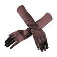 thumbnail image 1 of Birdeem Gants Longs en Satin pour Femmes Opera Mariage Soirée Nuptiale Fête Bal, 1 of 1