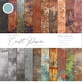 thumbnail image 1 of Craft Consortium Double-Sided Paper Pad 12"X12" 30/Pkg-Metal Textures, 20 Designs, 1 of 4