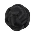 thumbnail image 1 of Braided Hair Bun For Bridal Extensions Clip in Chignon Hairpiece Synt Prof H1G9, 1 of 1