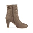 thumbnail image 3 of Unique Bargains Bottes à Talons Hauts Plateforme à Fermeture Éclair à la Cheville pour Femmes, 3 of 7