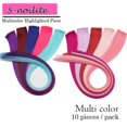 thumbnail image 2 of MesaSe Highlights Straight Clip in Hair Extensions Heat-Resistant Synthetic Hair in Multiple Color, 2 of 6