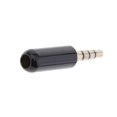 thumbnail image 3 of Esquirla Replacement Gold Plated 4 Pole 3.5mm Male Repair headphone Jack Plug Metal Audio black, 3 of 8