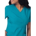thumbnail image 3 of Sivvan Women's Scrub Set - Multi Pocket Cargo Pants & Stylish Mock Wrap Top (Available in 15 Colors), 3 of 6