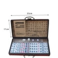 thumbnail image 2 of segolike Chinese Mahjong Board Game Indoor Entertainment Accessories Mahjong Game Set for, 2 of 9