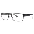 thumbnail image 1 of Monture de lunettes 1055 de Randy Jackson en noir pour hommes, 1 of 1