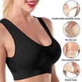 thumbnail image 4 of Timegard 3pc Sports Bras for Women Plus Size High Support Wireless Breathable Mesh Workout Running Bras, 4 of 7