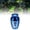 Blue, variant on BELOVING Aluminum Alloy Pet Urns Funeral Small Animals Puppy Souvenir Cats Ash Holder Rose Golden