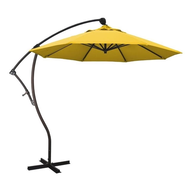 California Umbrella Parasol Déporté de 9 Pieds Jaune
