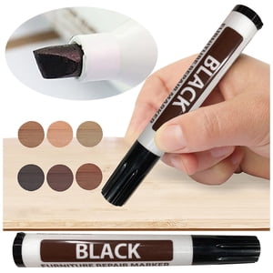 CGZQFEI Furniture Markers Touch up,Furniture and Wood Floor Markers and Crayons Repair Kit - 8 Types Wax Crayons in Black, Maple, Oak, Cherry, Walnut and Mahogany