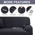 thumbnail image 4 of Unique Bargains Household Polyester Elastic 1 2 3 Seat Sofa Chair Cover Slipcover, 4 of 10