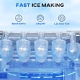 thumbnail image 4 of HOMCOM Portable Ice Maker Countertop, Ice Maker Machine, Black, 4 of 10