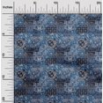 thumbnail image 2 of oneOone Cotton Cambric Medium Blue Fabric Patchwork Sewing Craft Projects Fabric Prints By Yard 42 Inch Wide, 2 of 5