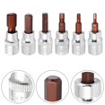 thumbnail image 4 of 3/8 Square Drive Socket Wrench Hex Screwdriver Bits H3-10 Hexagon Ratchet Wrench, 4 of 5