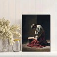 thumbnail image 2 of Man Reading Prayer Canvas Wall Art 15.75x11.81 Inches, 2 of 8