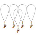 thumbnail image 1 of 5Pcs Creative African Drum Design Necklace Personalized Drum Pendant Necklace, 1 of 9