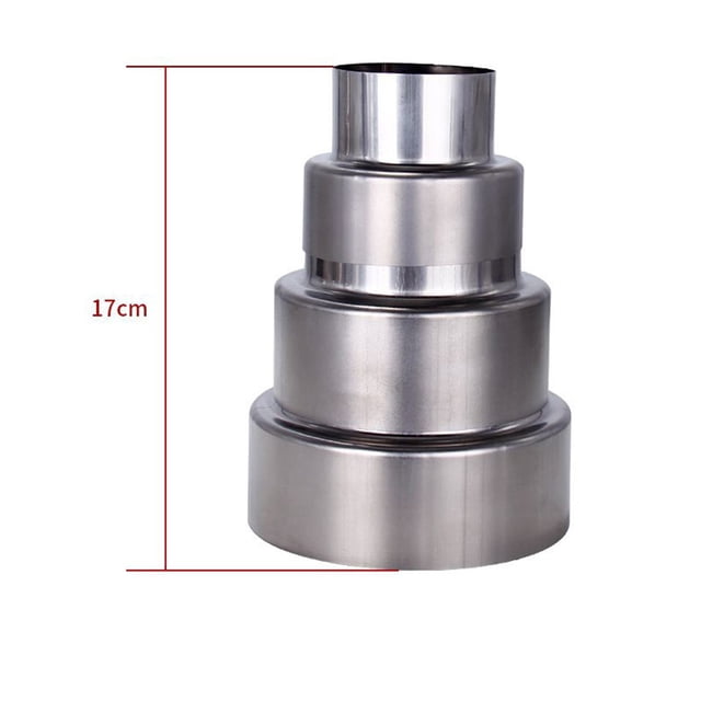 Stainless Steel Flue Liner Reducer / Tubing Connector Chimney Adaptor Stove Pipe
