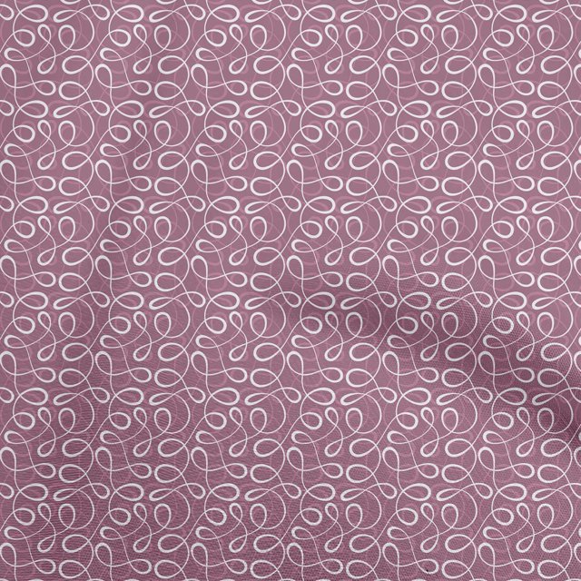 oneOone Georgette Viscose Pink Fabric Abstracts Sewing Material Print Fabric By The Yard 42 Inch Wide