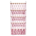 thumbnail image 1 of serony Macrame Toy Hammock For Stuffed animals, making the space Animals | Hanging Storage Shelf Elastic Hanging Stuffed Hammock, 1 of 6