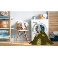 thumbnail image 2 of Ahgly Tapis Rectangulaire Lavable en Machine Intérieur Transitionnel Marron, 2 Pieds x 4 Pieds, 2 of 7