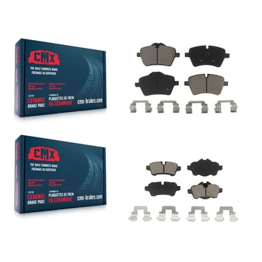CMX Front Rear Ceramic Brake Pads Kit for Car Mini Cooper with 294mm Diameter Rotor KCX-100070