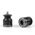 thumbnail image 1 of Universal Motorcycle CNC Carbon Fiber 6mm Swingarm Sliders Spools Gray, 1 of 3