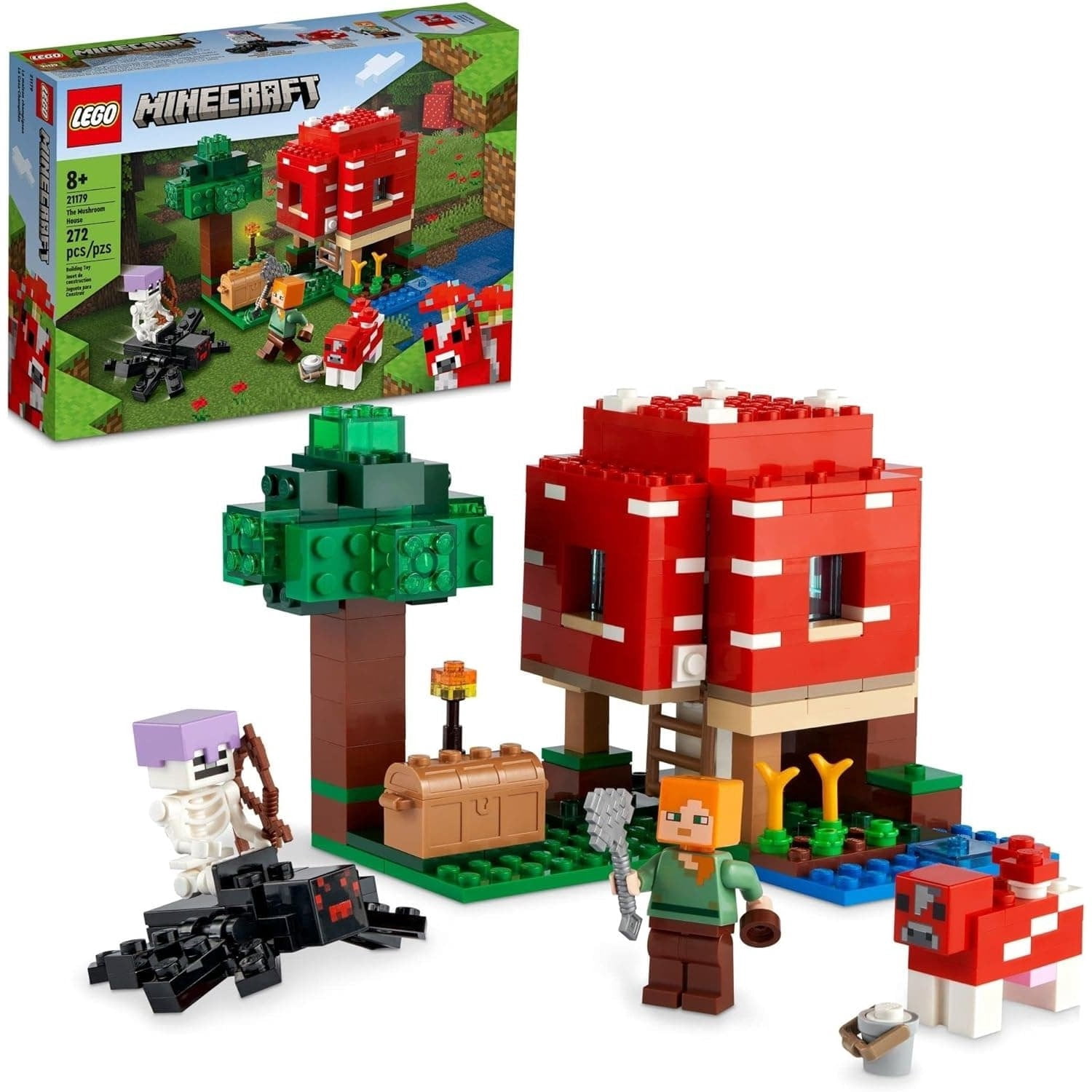 Lego Minecraft The Mushroom House Set 21179