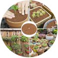 thumbnail image 5 of 4 Pieces Coir Plant Mat, Plant Protection Disc, Coconut Mat Mulch Disc Pot Plant Protection Mat for Home Hotel Garden (30cm), 5 of 5