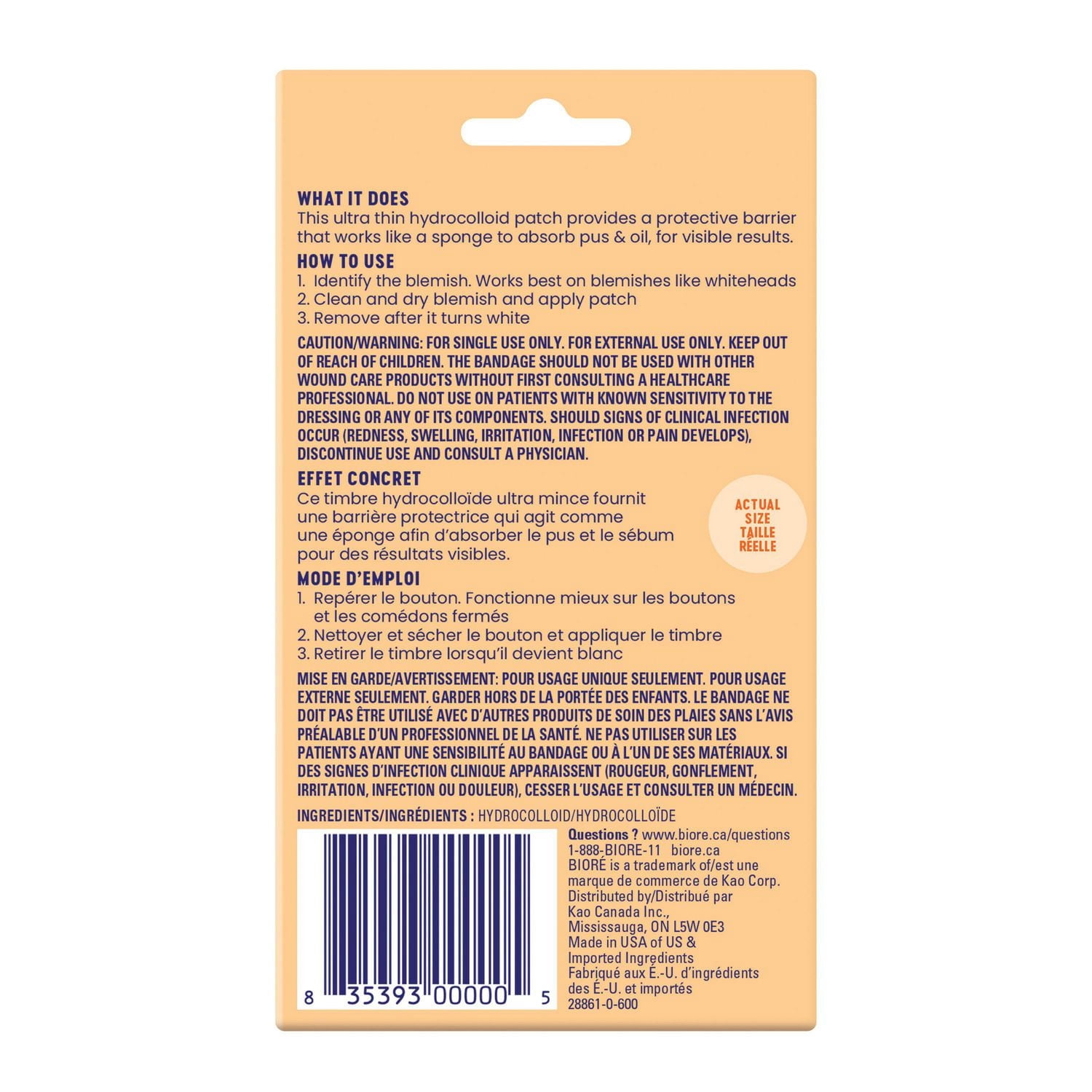 Bioré Day or Night Pimple Patches, Hydrocolloid Patches to Cover & Reduce Blemishes | Dye Free