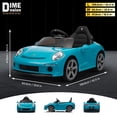 thumbnail image 3 of VOLTZ TOYS Officially Licensed RUF Porsche 911 24V Kids Ride-On Car, Motorized Luxury Sport Toy Vehicle with Parent Remote Control, Open Doors, LED Lights & Music, Blue, 3 of 6