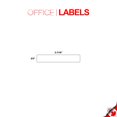 thumbnail image 2 of 100 Sheets of Labels 2/3" x 3-7/16" 30up 3000 Labels 5366, 2 of 5