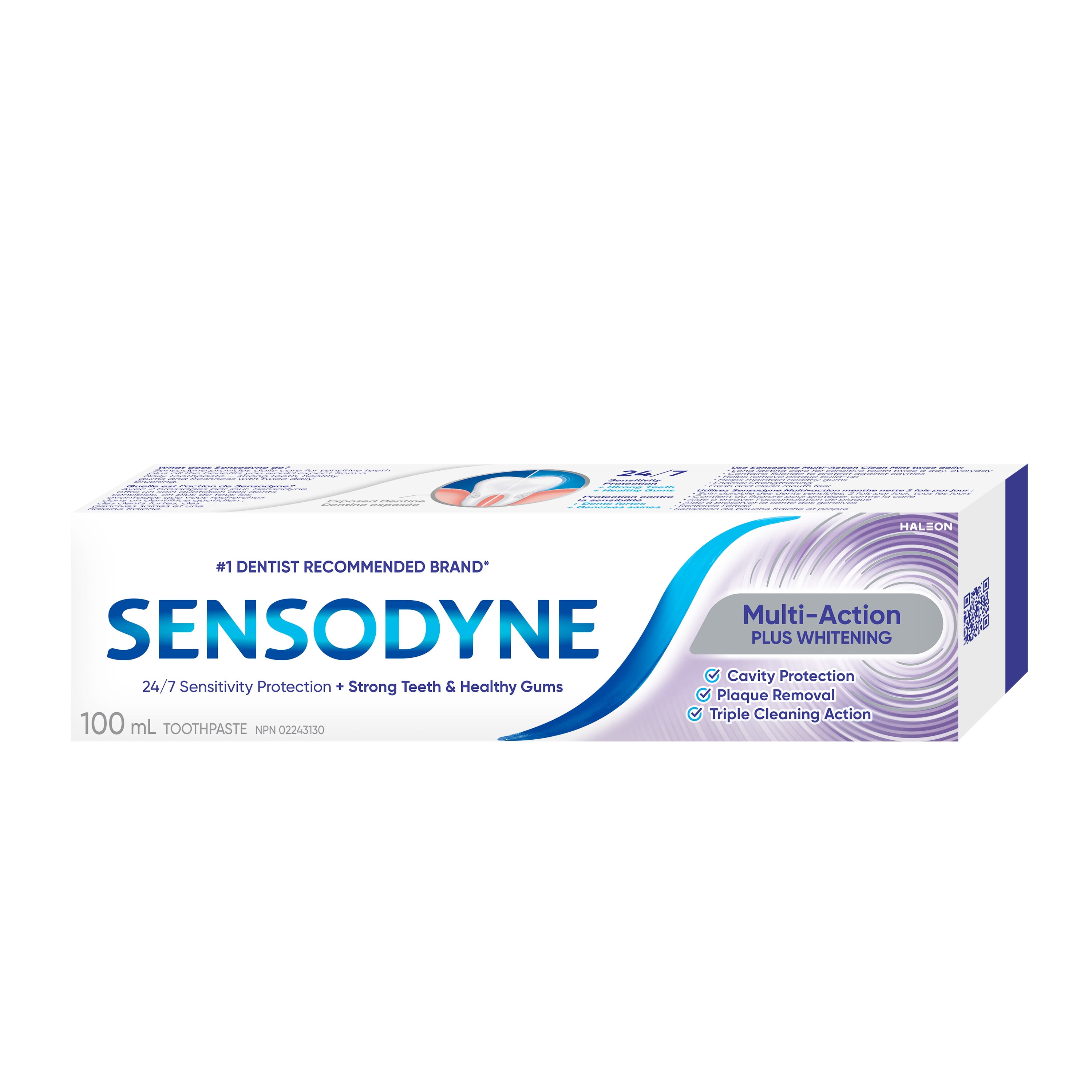 Sensodyne Dentifrice pour Dents Sensibles Multi-Action plus Blanchiment